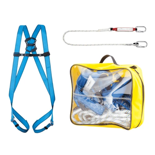 Zestaw powstrzymujący upadek BASIC (szelki+amort.+linka) - M/XL