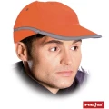 Czapka z daszkiem CZFLUOP - pomarańczowy