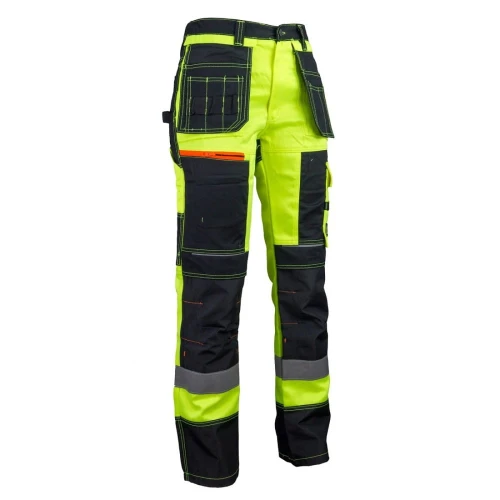Spodnie ostrzegawcze do pasa URG-715 - żółty - 46