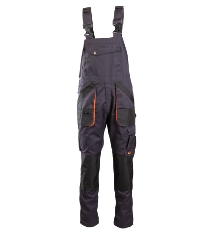 SPODNIE OGRODNICZKI 31 Grafit/Pomarańcz