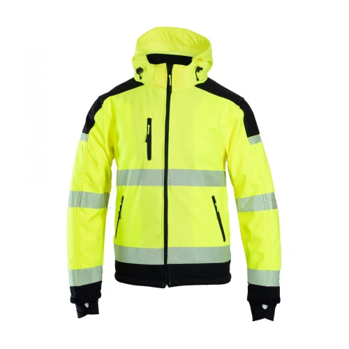 SOFTSHELL WSTAWKA CZARNA BF010 BRIXTON FLASH AFS1 Żółty