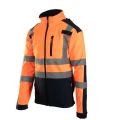 SOFTSHELL WSTAWKA GRANAT BF005 Z PASAMI ODBLASK. KAT 2 KLASA2 BRIXTON FLASH AFSO Pomarańczowy