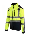 SOFTSHELL WSTAWKA GRANAT BF005 Z PASAMI ODBLASK. KAT 2 KLASA2 BRIXTON FLASH AFSO Żółty