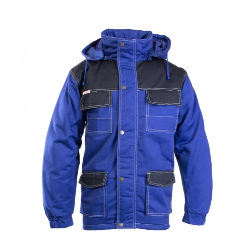 KURTKA PARKA WSTAWKA KOLOR BRIXTON SNOW OSPR Stalowo - czarny