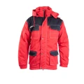 KURTKA PARKA WSTAWKA KOLOR BRIXTON SNOW OSPR CZARNO-CZERWONY (cc)
