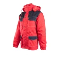 KURTKA PARKA WSTAWKA KOLOR BRIXTON SNOW OSPR CZARNO-CZERWONY (cc)