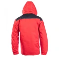 KURTKA PARKA WSTAWKA KOLOR BRIXTON SNOW OSPR CZARNO-CZERWONY (cc)