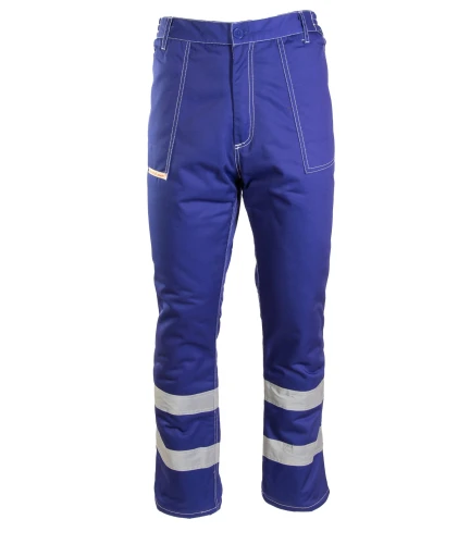 SPODNIE DO PASA Z PASAMI ODBLASK 2XL. Niebieski/odbask
