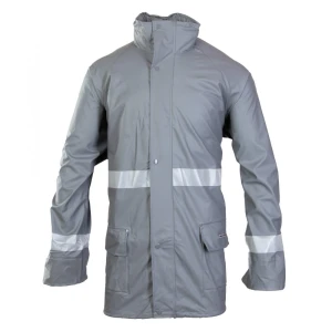 PU KURTKA GROSVENOR D215 Stalowy