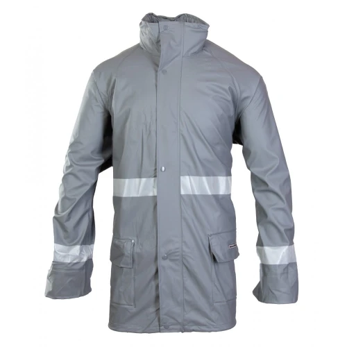 PU KURTKA GROSVENOR D215 Stalowy