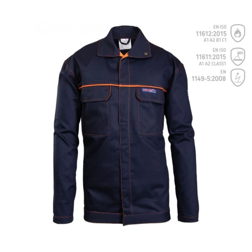 BLUZA KAT.II PROFFLAM ANTISTATIC AOBL Granatowy