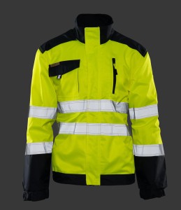 BLUZA WSTAWKA/GRANAT KAT.II KL. 2 61 ŻÓŁTY/GRANAT