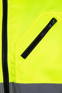 BOMBER HI-VI 3W1 – KAT.II KLASA 3 wstawka kolor L Granat/Pomarańcz