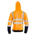 BLUZA DRESOWA WSTAWKA ODBLASKOWA BRIXTON FLASH AFBD POMARAŃCZ/GRANAT