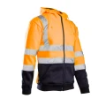 BLUZA DRESOWA WSTAWKA ODBLASKOWA BRIXTON FLASH AFBD POMARAŃCZ/GRANAT