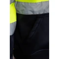 BLUZA DRESOWA WSTAWKA ODBLASKOWA BRIXTON FLASH AFBD POMARAŃCZ/GRANAT
