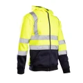 BLUZA DRESOWA WSTAWKA ODBLASKOWA BRIXTON FLASH AFBD ŻÓŁTY/GRANAT