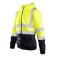 BLUZA DRESOWA WSTAWKA ODBLASKOWA BRIXTON FLASH AFBD ŻÓŁTY/GRANAT