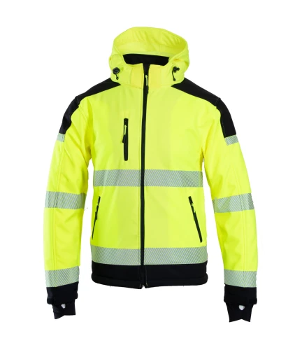 SOFTSHELL WSTAWKA CZARNA BF010 3XL. Żółty