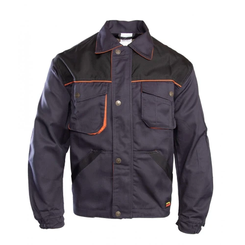 BLUZA BRIXTON PRACTICAL APBL Grafit/Pomarańcz