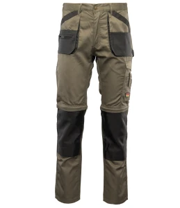 SPODNIE DO PASA KHAKI - ODPINANE NOGAWKI 30