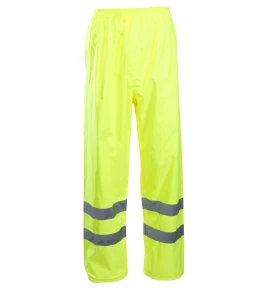FLASH SPODNIE POLIESTER/PU 3XL. Żółty