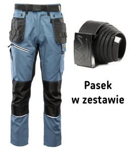 SPODNIE DO PASA PRO NIEBIESKIE 54 Niebiesko-czarny