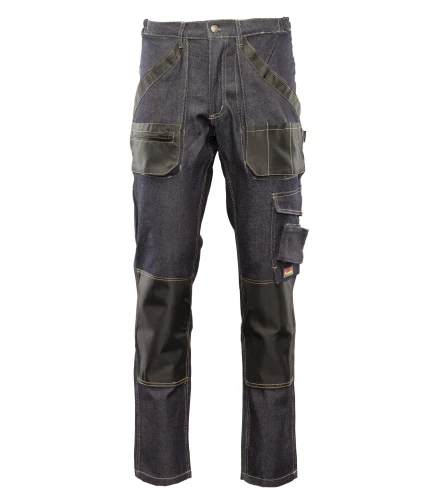 SPODNIE DO PASA JEANS BAWEŁNA/SPANDEX 56