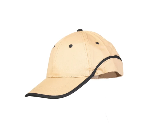 CZAPKA BASEBALL BEŻOWO-CZARNA _______a
