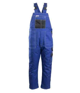 OGRODNICZKI OCIEPLANE WSTAWKA KOLOR 3XL. Niebiesko/Czarny