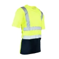 KOSZULKA Z PASAMI ODBLASKOWYMI 50-50 160G BRIXTON FLASH AFKT Żółty