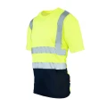 KOSZULKA Z PASAMI ODBLASKOWYMI 50-50 160G BRIXTON FLASH AFKT Żółty