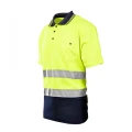 KOSZULKA POLO BRIXTON FLASH AFKP Żółty