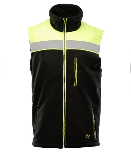 RIVAL KAMIZELKA POLAR S CZARNO-Żółty (ca)