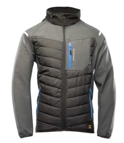 TOPAZ KURTKA SOFTSHELL STAL S Stalowy