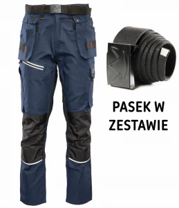 SPODNIE DO PASA PRO GRANATOWE 32 Granatowy