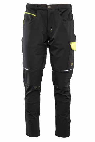 RIVAL SPODNIE SOFTSHELL CZARNY/ŻÓŁTY 102 Czarny-Żółty(cy)