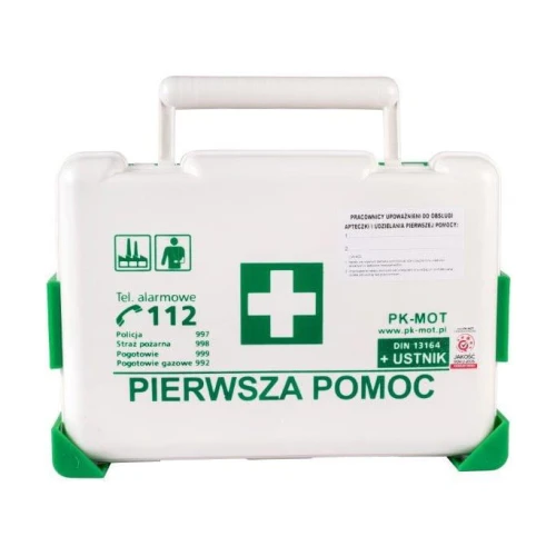 APTECZKA PRZEMYSŁOWA BD Z WIESZAKIEM ŚCIENNYM (DIN 13164 USTNIK)