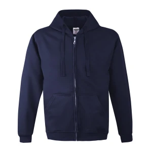 BLUZA Z KAPTUREM ZAPINANA 280G GRANATOWA ROZM. M