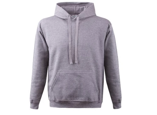BLUZA Z KAPTUREM 280G SZARA ROZM. L