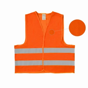KAMIZELKA ODBLASKOWA SIATKOWA PROKAM MESH POMARAŃCZOWA ROZM. S