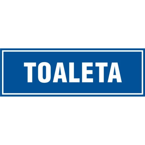 ZNAK - TOALETA - PB 040 BH PN