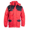 KURTKA PARKA WSTAWKA KOLOR BRIXTON SNOW OSPR CZARNO-CZERWONY (cc)