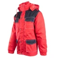 KURTKA PARKA WSTAWKA KOLOR BRIXTON SNOW OSPR CZARNO-CZERWONY (cc)
