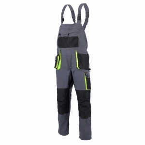 SPODNIE OGRODNICZKI PROMAN STRETCH 250 SZARY ŻÓŁTY ROZM. 48