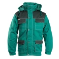 KURTKA PARKA WSTAWKA KOLOR BRIXTON SNOW OSPR zielono - czarny