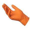Rękawiczki Max-Grip Nitrylowe Bezpudrowe Pomarańczowe - 100/90 szt.