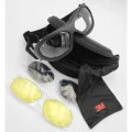 Gogle 3M Sentinel 71510-000 AF/AS zestw TacPack (soczewka szara, przeźroczysta, żółta)