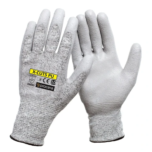 RĘKAWICE OCHRONNE ANTYPRZECIĘCIOWE X-CUT5 PU ROZM. 11