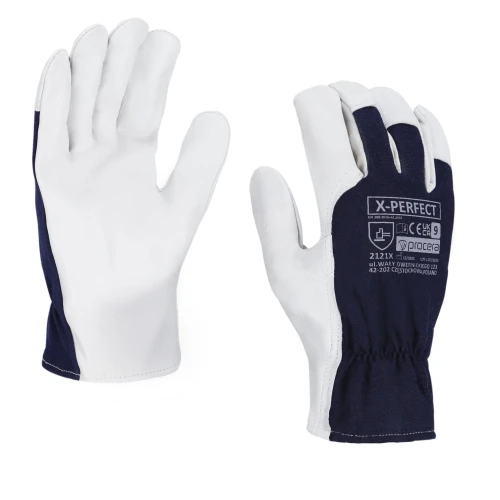 RĘKAWICE WZMOCNIONE KOZIĄ SKÓRĄ X-PERFECT